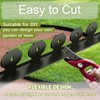 98Ft 3IN Landscape Edging,Garden Edging Border Kit with 150pcs Metal