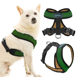 Gooby Comfort X Harness Dual Snap Mesh in Dog Harness - Forest, X-Small