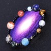 Handmade Solar System Agate Bracelet Natural Stone Eight Planets Chakra