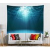 Loccor Deep Sea Underwater Tapestry Deep Blue Ocean Seawater Surface