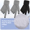 Geyoga 4 Pairs Women's Winter Touch Screen Gloves Soft Warm