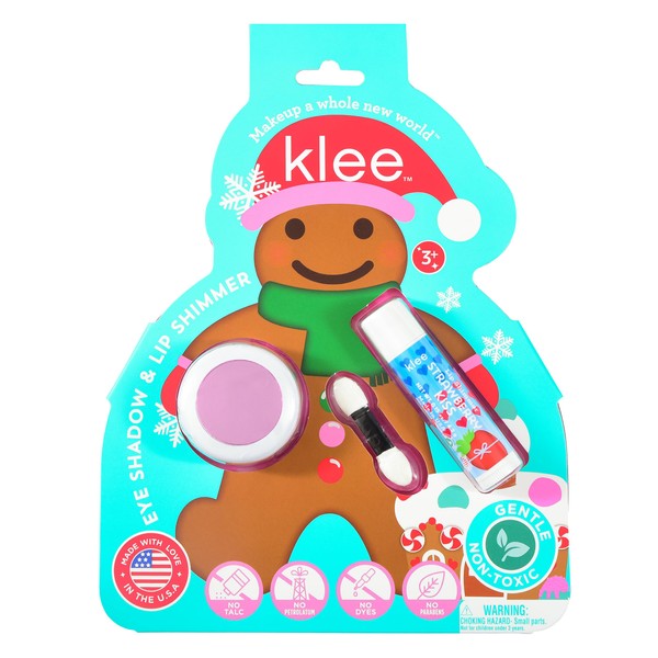 Klee Naturals Holiday Eye Shadow and Lip Shimmer Makeup Kit.