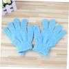 VICASKY 5-Finger Exfoliating Bath Gloves for Men and Women Dual-Sided