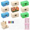 Fentar Children's Birthday Treasure Chest Wooden Craft Set, Small Treasure