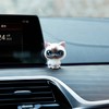 YGMONER Cat Bobblehead Ornaments Car Dashboard Shake Head Resin Figurines