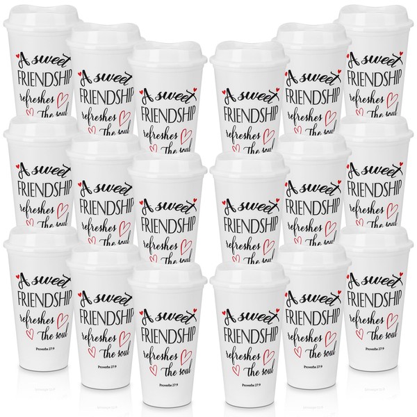 Mimorou 20 Pack Christian Friendship Gifts for Women Christian Coffee