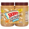 SKIPPY Natural Peanut Butter Creamy Twin Pack, 40 Ounces, Pack