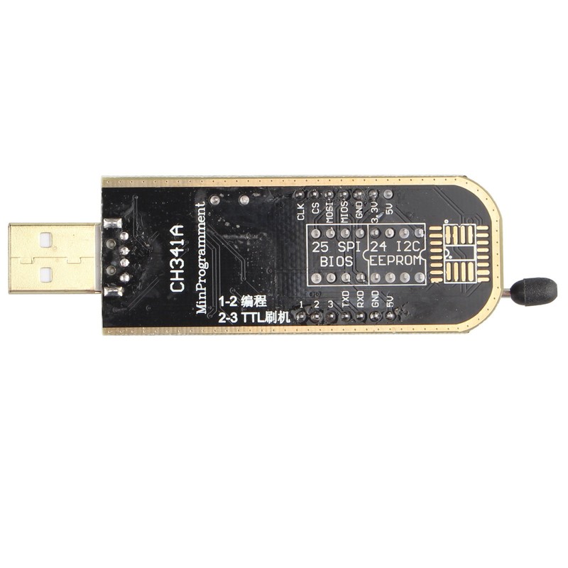 HALJIA CH341A Series 24 EEPROM BIOS Writer 25 SPI Routing