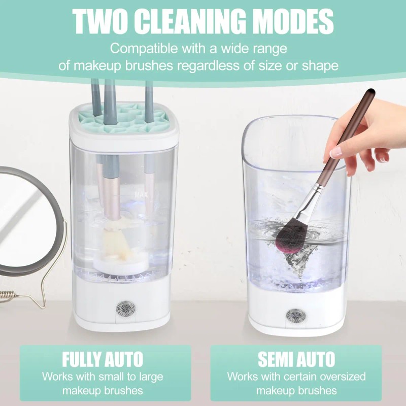 Limpiador Automático Eléctrico Para Pinceles De Maquillaje