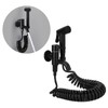 G1/2 Bidet Sprayer Handheld Black Alloy Toilet High Pressure Sprayer