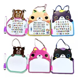 Genérico 6 Piezas Pizarrón Didáctico Dibujar Escribir Plumín Borrable