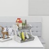 Dorhors Fruit Basket for Kitchen, 2 Tier Fruit Bowl,Kitchen Counter