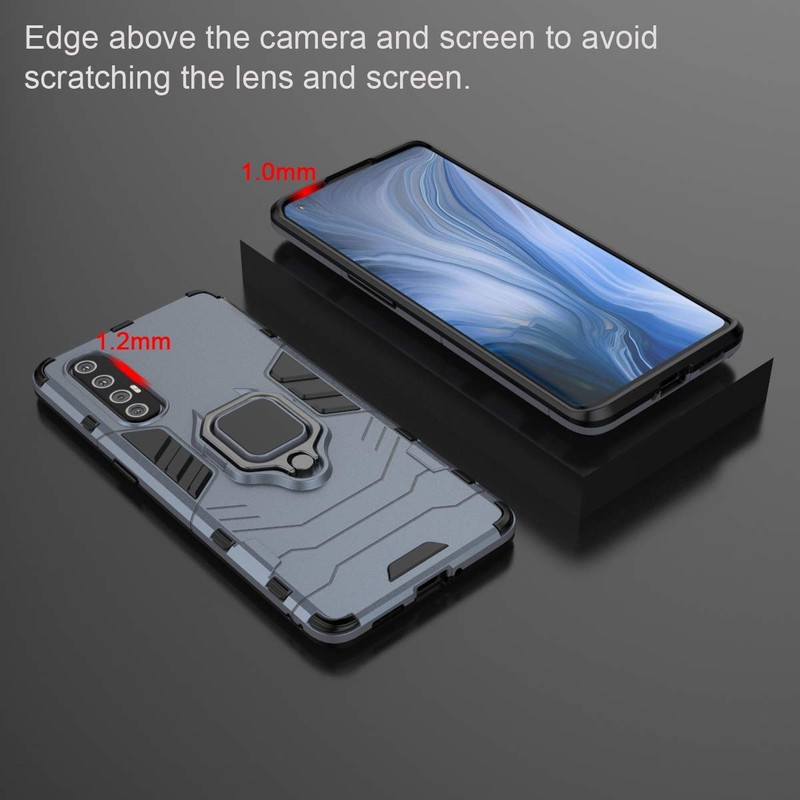 XIFAN Case for Oppo Find X2 Neo [Heavy Duty] Ring