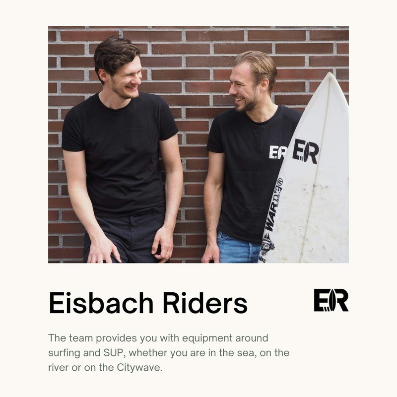 Eisbach Riders Surfboard Fin Set FCS Thruster Black with Fin