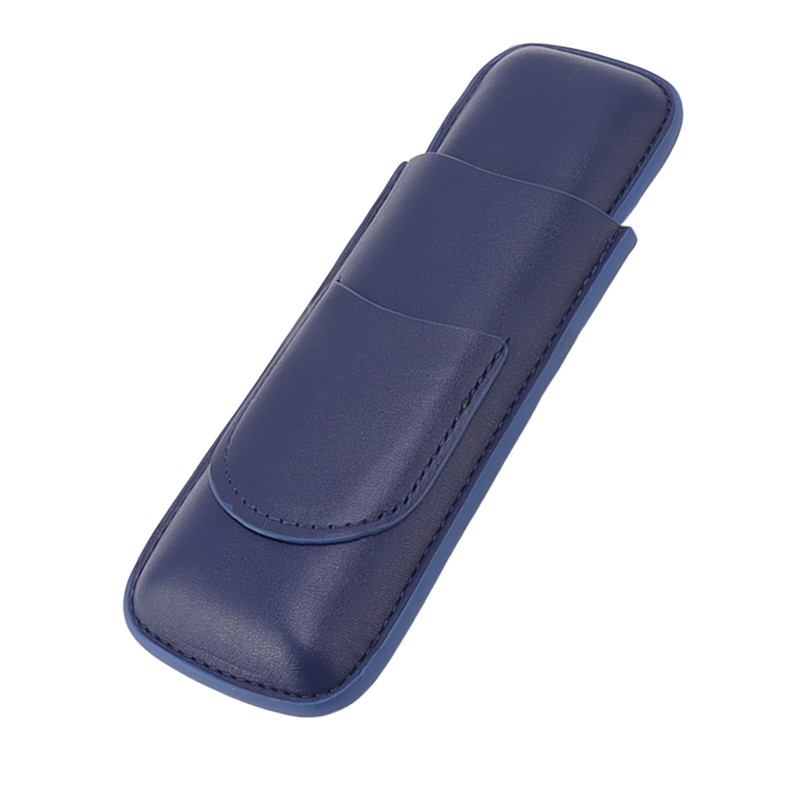 Cigar Case Elegant Vintage Hand Crafted Slim Portable 2 Fingers