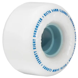 Value not found Ricta Unisex Adult Clouds 78A 78a Cruiser Formula. Smooth-rolling and Fast 78a Soft Urethane With A Solid, 78d Core - White/Blue, 54mm