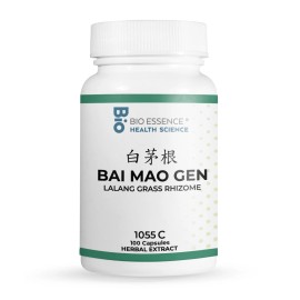 Bio Essence Health Science 1055C Bai Mao Gen, Imperata (Raw), 100 Capsules/bottl