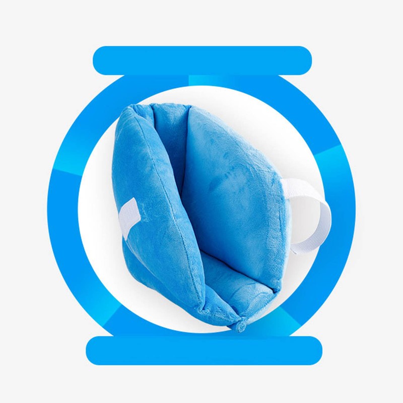 Heel Cushion Protector Pillow Blue Adjustable Relieve Pressure Heel Protector