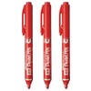 Pentel Pen NXS15BP3AMZ Handy Retractable Permanent Pen, Fine Point, Red,