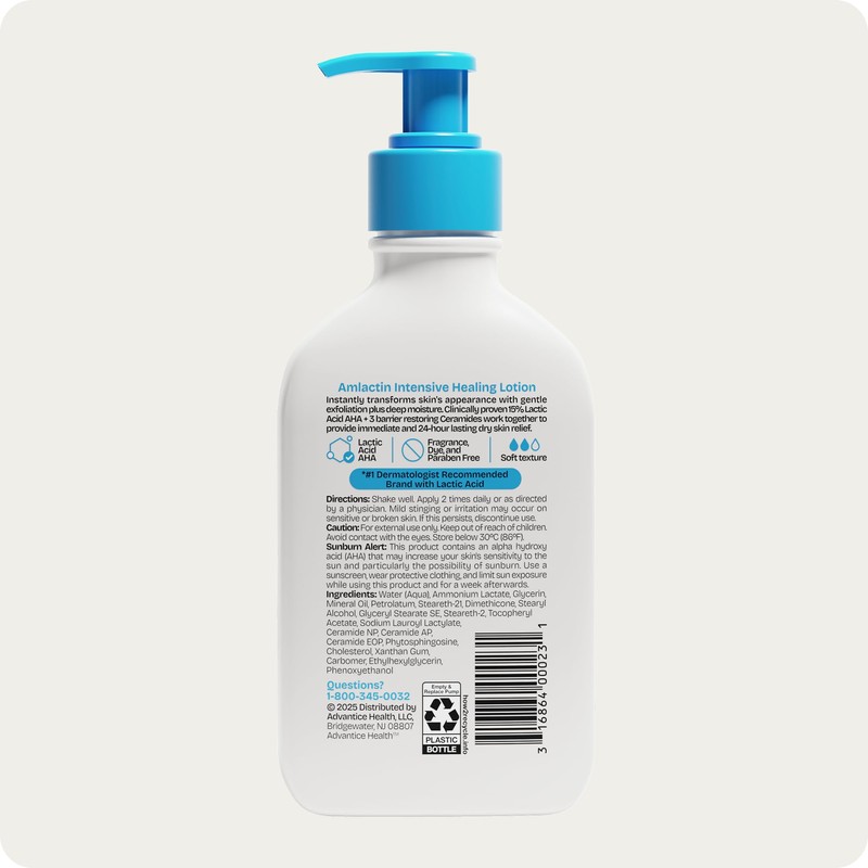 AmLactin Intensive Healing Body Lotion - Therapeutic Lotion for Extremely