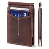 SERMAN BRANDS RFID Blocking Wallet Slim Bifold - Genuine Leather