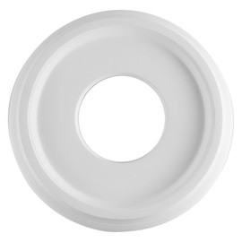 Laroal 10 Inch 25CM PU Ceiling Medallion Decorative Base for Light Fixtures Modern Eco-Friendly Ceiling Decoration with 3CM Thickness for Chandeliers