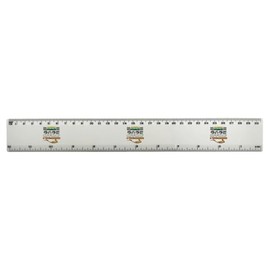 'Turning 2025 into Legacy' 30cm (12 Inch) White Plastic Ruler (RL00090984)