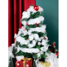 Christmas Fake Snow Indoor Artificial Snow Fluffy Snow Blanket for Christmas Fake Snow Decor, Tree, Table, Village Display (240 g)