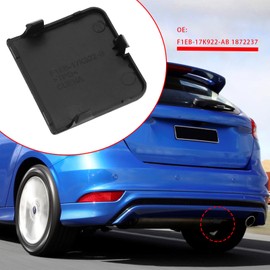 EMSea Rear Tow Bar Cover Cap F1EB-17K922-AB 1872237 Rear Bumper Trailer Cover Accessories Parts Towing Eye Cap Compatible with Ford Focus 2015-2018 Hatchback