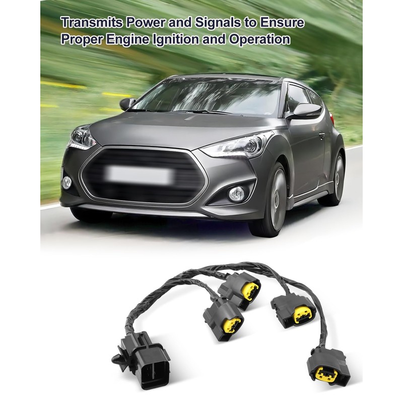 Quaneguzy Ignition Coil Wire Harness Fit for Kia Hyundai 2010-2014