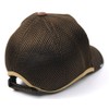 Big Watch Plain Round Mesh Cap, Braun
