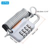 PATIKIL 2 Pack 4 Digit Combination Lock, Helmet Padlock Cable