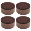 Tiardey 4 Pack Carbon Steel Heightened Foot Pads Furniture Riser