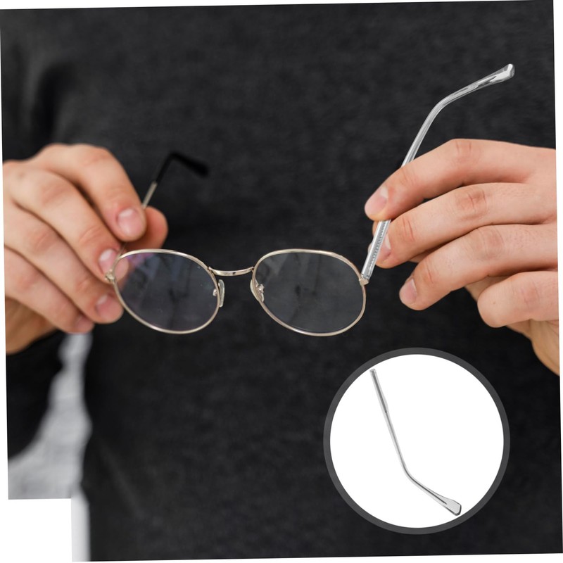 Mipcase 1pair Eyeglass Replacement Temples Stylish Arms for Glasses Comfortable