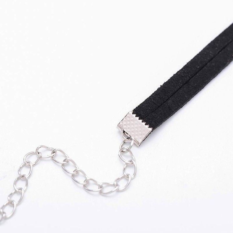 Layered Choker for Women Black Layering Velvet Chokers Short Necklace
