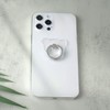 [2 Pack] Transparent Diamond Setting Cell Phone Ring Holder Stand,360