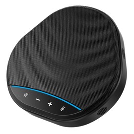 CofunKool USB Speakerphone for PC, Conference Speaker and Microphone, Plug and Play, AI Noise Reduction and Echo Cancellation, Touch Controls, One-Tap Mute, LED Indicator, for Computer Desktop
