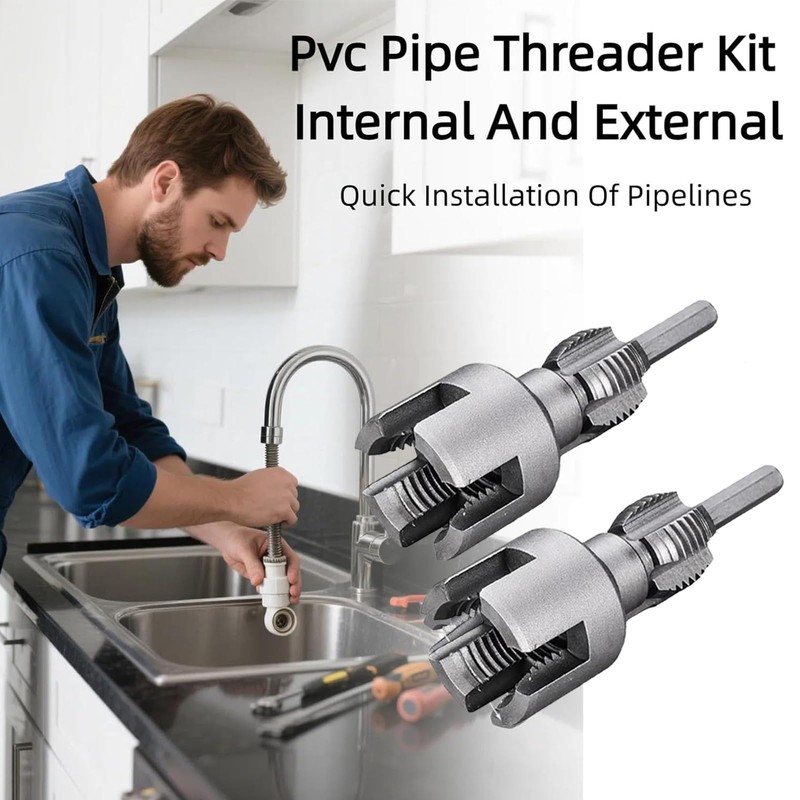 2025 New Pipe Thread Cutting Tool，Integrated Internal & External Pipe