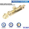 TERF® Heavy Duty Brass Door Bolt 100mm [4''] Surface Mounted