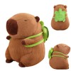 Capybara Cuddly Toy, 23 cm Capibara Plush Toy, Water Pig