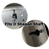 26115-T Round Fan Control Light Dimmer Switch Knob, 0.25 Inch