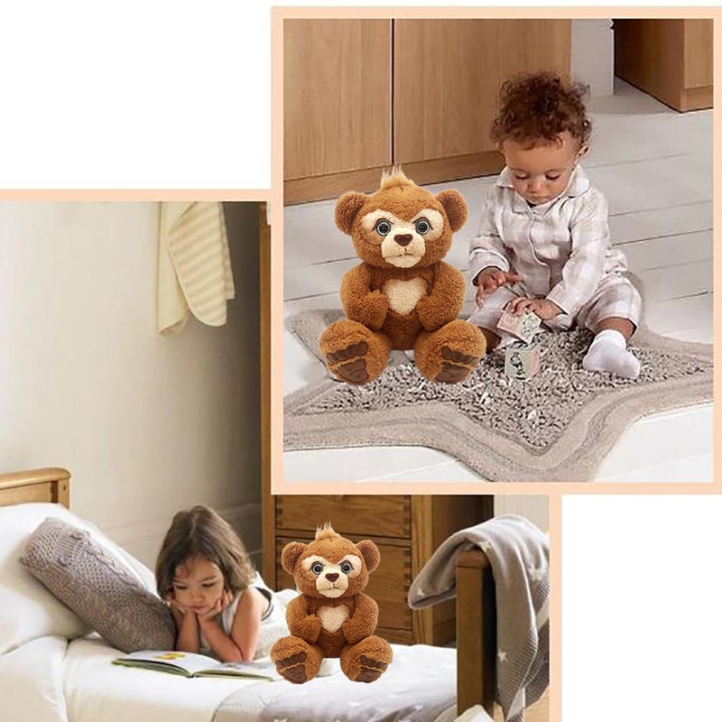 25cm Cute Bear Plush Toy Electric Music Bear Lovely Stuffed