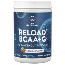 MRM Nutrition Reload BCAA+G Workout Recovery Watermelon Flavor 330g (11.6oz), 328g, 4 pieces / MRM Nutrition Reload BCAA+G 워크아웃 리커버리 수박 맛 330g(11.6oz), 328g, 4개
