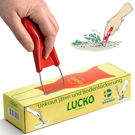 LUCKO Weeding Fist Red Garden Tool Weed Remover Device Garden Accessories Garden Gadgets Raised Bed Accessories Weed Cutter Garden Claw Garden Aid
