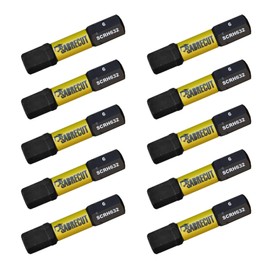 10 x SabreCut SCRH632_10 32mm H6 Hex Magnetic Impact Screwdriver Driver Bits Set Single Ended Heavy Duty