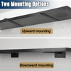 VICVIK 10 Inch Floating Shelf Bracket, Hidden Heavy Duty Hardware