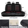 Soillar For 2007-2023 Jeep Wrangler Leather Car Seat Covers 5-Seats