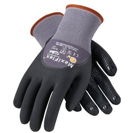 ATG 34-845/XL MaxiFlex Endurance - Nylon, Micro-Foam Nitrile 3/4 Grip Gloves - Black/Gray - X-Large - 12 Pair Per Pack by ATG