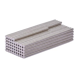 magpross 100 Pieces 3x5mm Small Round Cylinder Multi-use Refrigerator Magnets for Office,Whiteboard, Fridge, Science, Crafts, Art, Projects