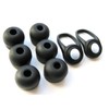 6 Large Earbuds Eartips and 2 Stabilizers Helpers Set Compatible